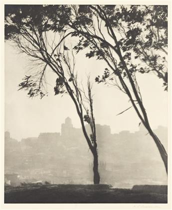 WILLIAM DASSONVILLE (1879-1957) San Francisco from Telegraph Hill. Circa 1920s.                                                                  